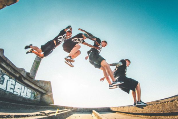 parkour athlete